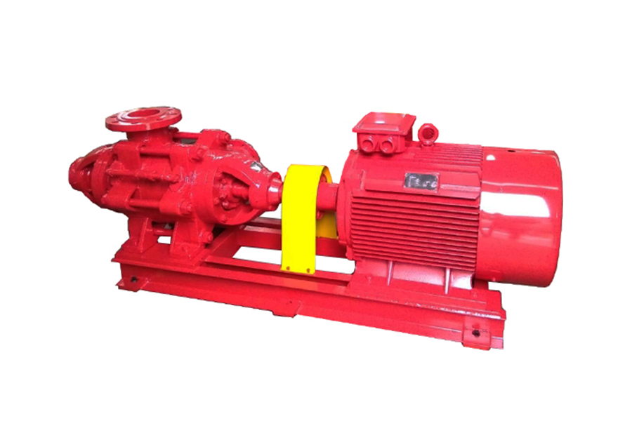 How does an electric fire-fighting pump differ from other types of fire-fighting pumps (e.g., diesel-driven)?